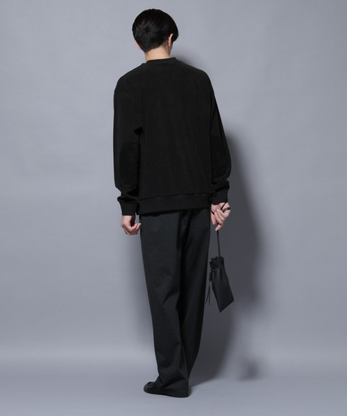 NANO universe（ナノユニバース）の「モールJQDコーデュロイクルーネックプルオーバー（スウェット・メンズ・グレー系その他2/ブラック・M/L）」の16枚目の写真