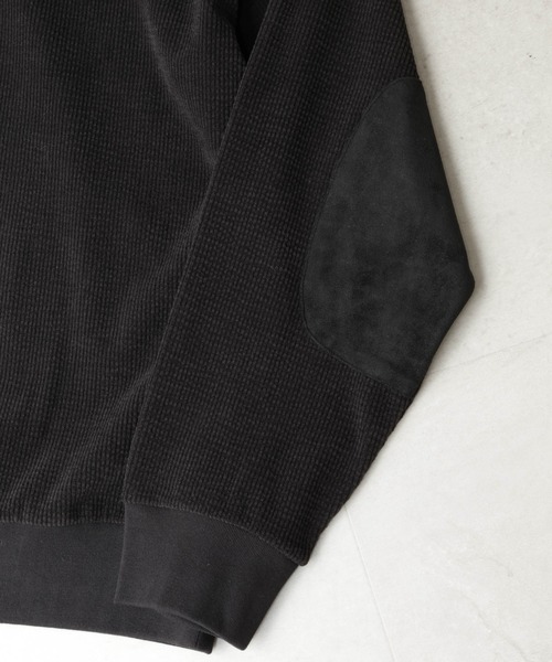 NANO universe（ナノユニバース）の「モールJQDコーデュロイクルーネックプルオーバー（スウェット・メンズ・グレー系その他2/ブラック・M/L）」の22枚目の写真