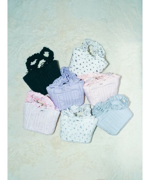 FURFUR（ファーファー）の「【限定カラー】ロゴパデッドトートバッグ（トートバッグ・レディース・ホワイト/ブラック/ピンク/サックスブルー/マルチ・F）」の18枚目の写真