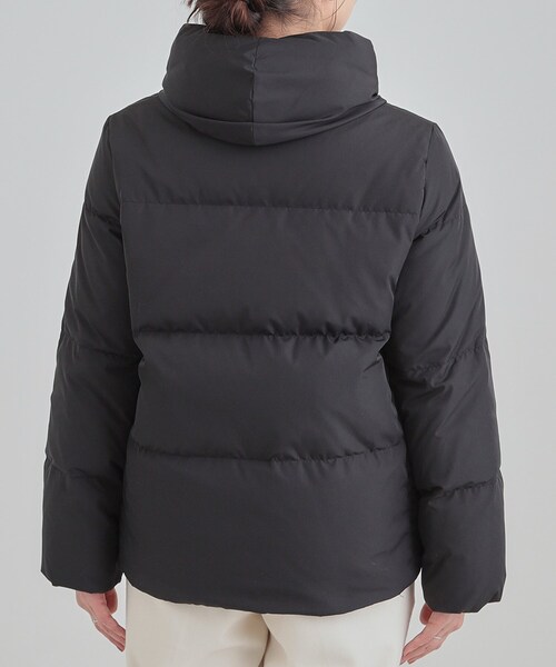 DRESKIP(ドレスキップ)の「【撥水/洗える】ショートフーディーダウン(ダウンジャケット/コート・レディース・ベージュ/ブラック/ブラウン系・03/02/01/04)」の20枚目の写真