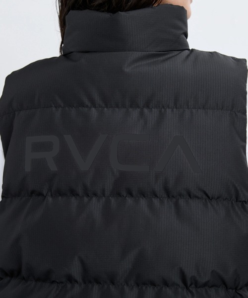 RVCA(ルーカ)の「RVCA レディース RVCA PUFFER VEST ベスト 【2025年秋冬モデル】/ルーカエコダウンベスト(ベスト・レディース・ホワイト系その他/ブラック・SMALL/LARGE/MEDIUM)」の14枚目の写真