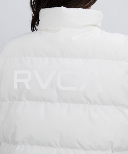 RVCA(ルーカ)の「RVCA レディース RVCA PUFFER VEST ベスト 【2025年秋冬モデル】/ルーカエコダウンベスト(ベスト・レディース・ホワイト系その他/ブラック・SMALL/LARGE/MEDIUM)」の7枚目の写真
