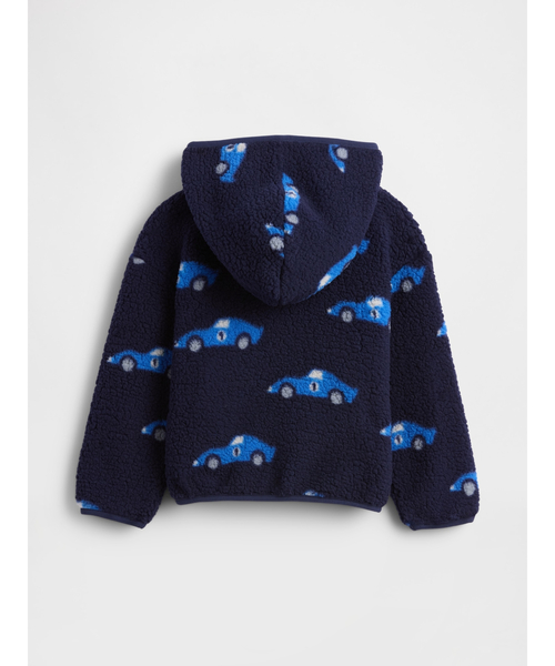 GAP(ギャップ)の「ボア ジップアップパーカー (幼児・ベビー)(パーカー・キッズ・ネイビー/オフホワイト・70cm/80cm/90cm/95cm/100cm/105cm/110cm)」の5枚目の写真