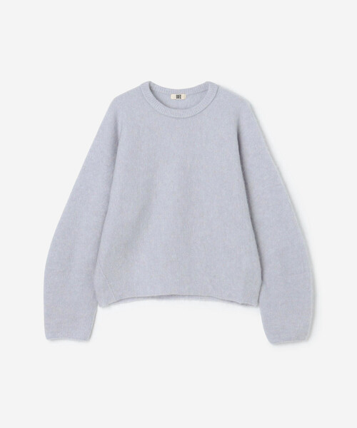 UNFIL（アンフィル）の「UNFIL | スーパーキッドモヘア クルーネックニットプルーバー WOMEN（ニット/セーター・レディース・ブラック/ライトブルー・1）」の13枚目の写真