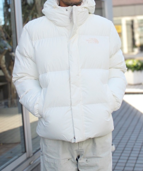 358 THE NORTH FACE ホワイト ダウンジャケット M THE NORTH FACE（ザ ノースフェイス） ダウンジャケット MEDIUM