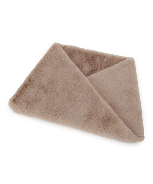 SHOO・LA・RUE（シューラルー）の「フェイクファースヌード（ストール/ショール・レディース・グレー/アイボリー/ダークブラウン・00）」の3枚目の写真