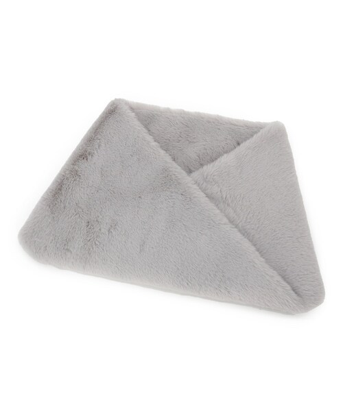 SHOO・LA・RUE（シューラルー）の「フェイクファースヌード（ストール/ショール・レディース・グレー/アイボリー/ダークブラウン・00）」の2枚目の写真