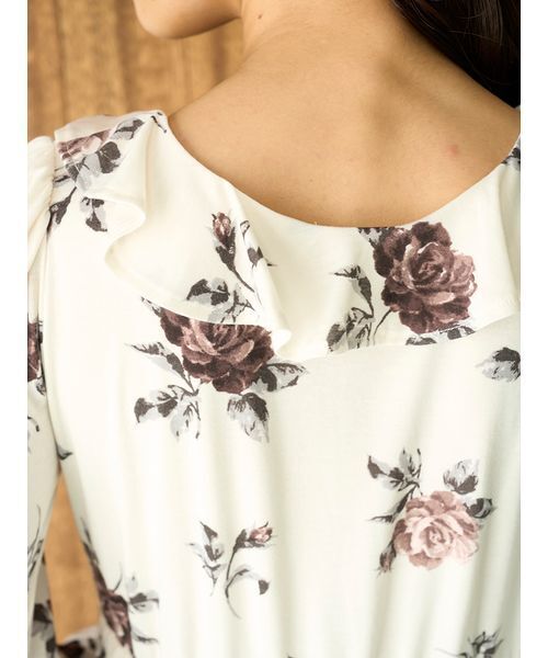 ヴィンテージローズ柄ワンピース（ルームウェア/パジャマ）｜gelato