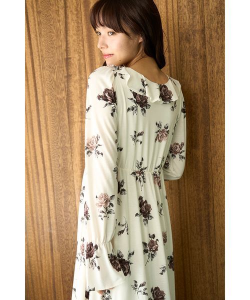 ヴィンテージローズ柄ワンピース（ルームウェア/パジャマ）｜gelato