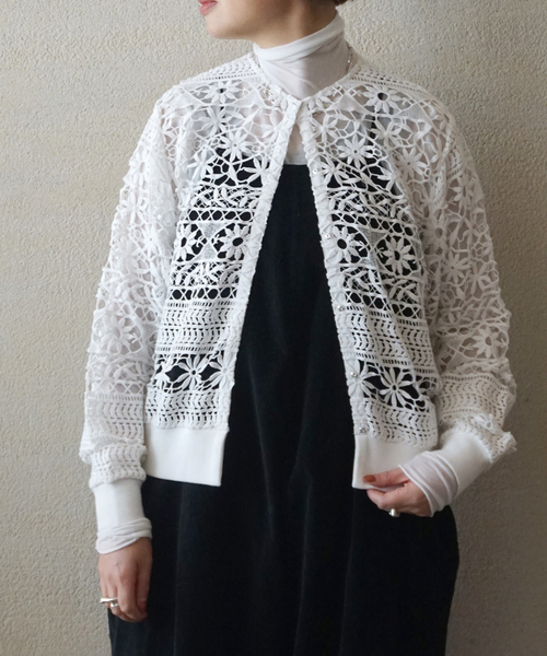 ジャーナルスタンダードラックス コットンレースリブブラウス コットンレース リブブラウス（シャツ/ブラウス）｜JOURNAL STANDARD