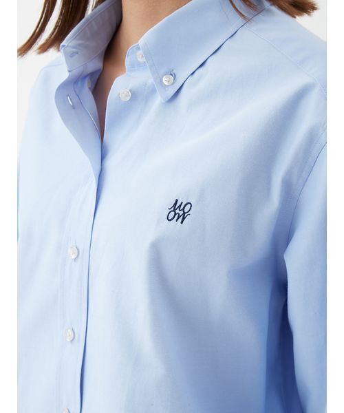 Mila Owen（ミラオーウェン）の「ボタンダウン短丈シャツ（シャツ/ブラウス・レディース・チェック/グレー/ブルー/ホワイト/ピンク/ミント・F）」の16枚目の写真