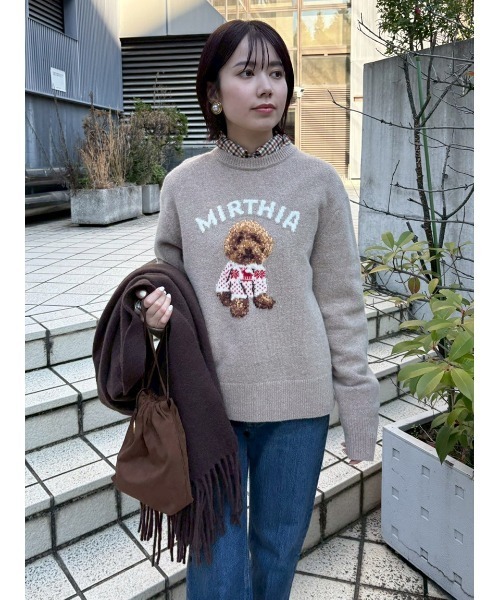 Mila Owen（ミラオーウェン）の「ボタンダウン短丈シャツ（シャツ/ブラウス・レディース・チェック/グレー/ブルー/ホワイト/ピンク/ミント・F）」の22枚目の写真