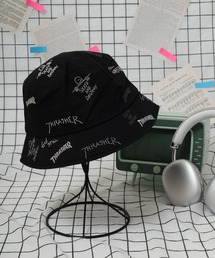 THRASHER 総柄刺繍 バケットハット HAT 帽子 男女兼用