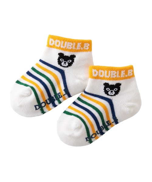 DOUBLE_B(ダブルビー)の「ローカットソックスパック 3足セット(ソックス/靴下・キッズ・ネイビー/ブルー/マルチ・13-15cm/19-21cm/17-19cm/15-17cm/11-13cm)」の14枚目の写真