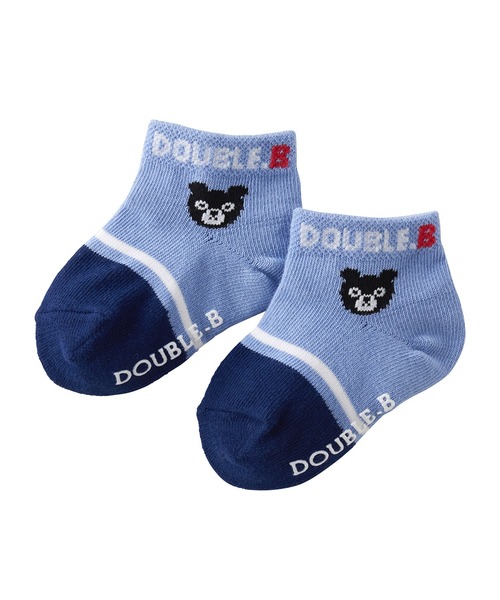 DOUBLE_B(ダブルビー)の「ローカットソックスパック 3足セット(ソックス/靴下・キッズ・ネイビー/ブルー/マルチ・13-15cm/19-21cm/17-19cm/15-17cm/11-13cm)」の11枚目の写真
