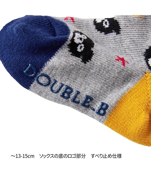 DOUBLE_B(ダブルビー)の「ローカットソックスパック 3足セット(ソックス/靴下・キッズ・ネイビー/ブルー/マルチ・13-15cm/19-21cm/17-19cm/15-17cm/11-13cm)」の19枚目の写真
