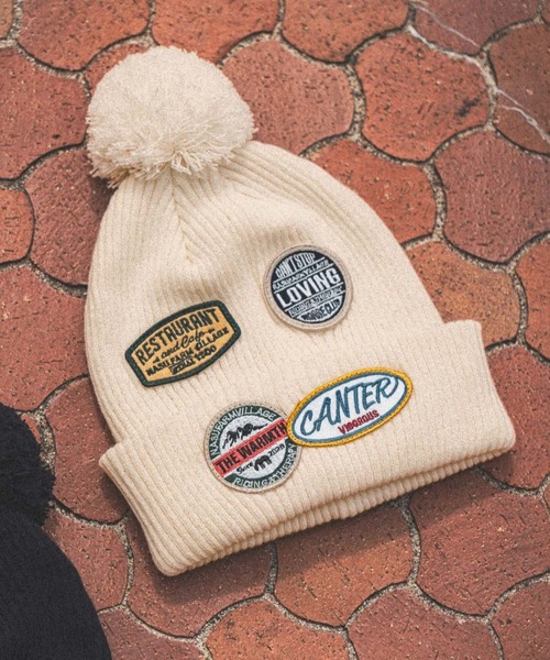 niko and...（ニコアンド）の「【NASU FARM VILLAGE】アソートニット帽（キャップ・レディース・オフホワイト/ブラック/ピンク/ブルー・0）」の2枚目の写真