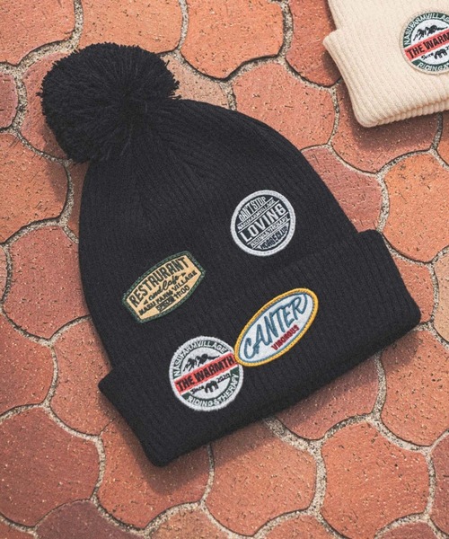 niko and...（ニコアンド）の「【NASU FARM VILLAGE】アソートニット帽（キャップ・レディース・オフホワイト/ブラック/ピンク/ブルー・0）」の3枚目の写真