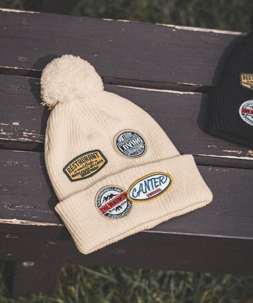 niko and...（ニコアンド）の「【NASU FARM VILLAGE】アソートニット帽（キャップ・レディース・オフホワイト/ブラック/ピンク/ブルー・0）」の5枚目の写真