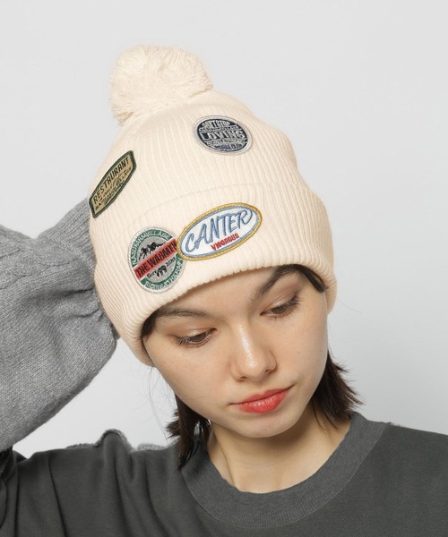 niko and...（ニコアンド）の「【NASU FARM VILLAGE】アソートニット帽（キャップ・レディース・オフホワイト/ブラック/ピンク/ブルー・0）」の9枚目の写真