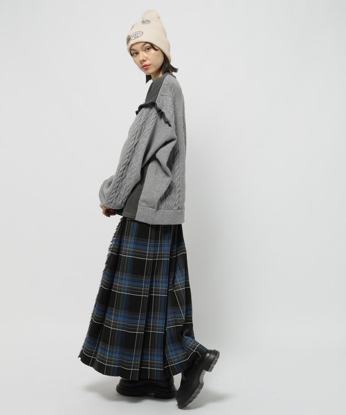 niko and...（ニコアンド）の「【NASU FARM VILLAGE】アソートニット帽（キャップ・レディース・オフホワイト/ブラック/ピンク/ブルー・0）」の12枚目の写真