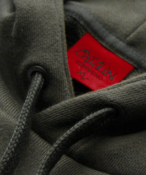 CRIGUN(クリガン)の「エフェクトグラフィックス フードパーカー カーキ(パーカー・レディース・カーキ・X-LARGE/XX-LARGE/MEDIUM/LARGE)」の6枚目の写真