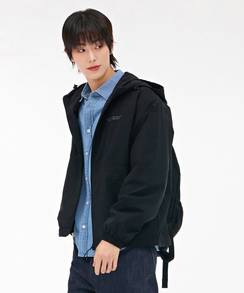 CHASECULT(チェイスカルト)の「男性ストレッチフードジャケット-ブラック(パーカー・メンズ・ブラック・95/105/100/110)」の5枚目の写真