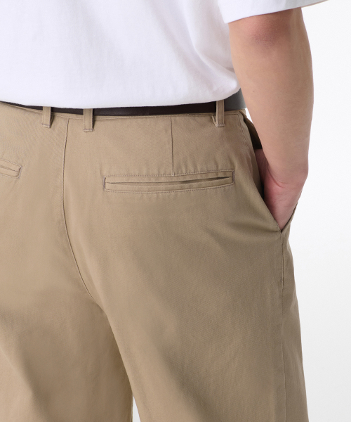 MUSINSA STANDARD（ムシンサスタンダード）の「レギュラーフィットヒドゥンバンディングチノパンツ[ベージュ]（その他パンツ・メンズ・その他・26/27/28/29/30/40/42/31/32/33/34/36/38）」の5枚目の写真