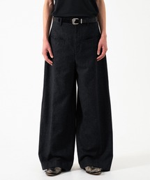 Camphor wood | WIDE BAGGY SEEM TUCK TWEED SLACKS / ワイドバギーシームタックツイードスラックス(スラックス)