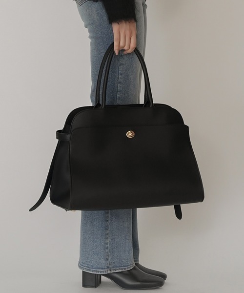 ベルテッド ボストン バッグ KINO THE KEI ベルテッド ボストン バッグ KINO THE KEI（ハンドバッグ）｜KINO THE