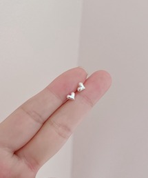 YU-KA:ミニハートピアス mini  Heart pierce
