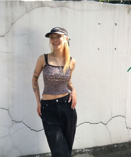 DEFGARMENTS（デフグラメンツ）の「デストロイドジン[2カラー]（デニムパンツ・レディース・ダークブルー/ブラック・X-SMALL/SMALL/MEDIUM/LARGE）」の11枚目の写真