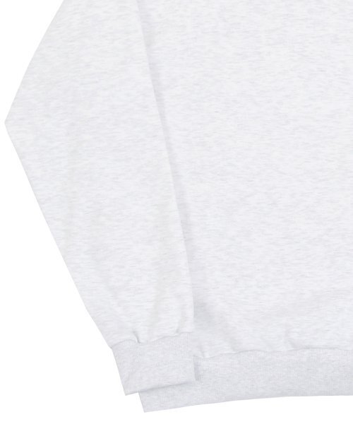GRAVER（グレーバー）の「[ユニセックス]ODDSMILE サンスマイル スウェットシャツ_メランジホワイト（スウェット・レディース・ホワイト・X-LARGE/SMALL/MEDIUM/LARGE）」の5枚目の写真
