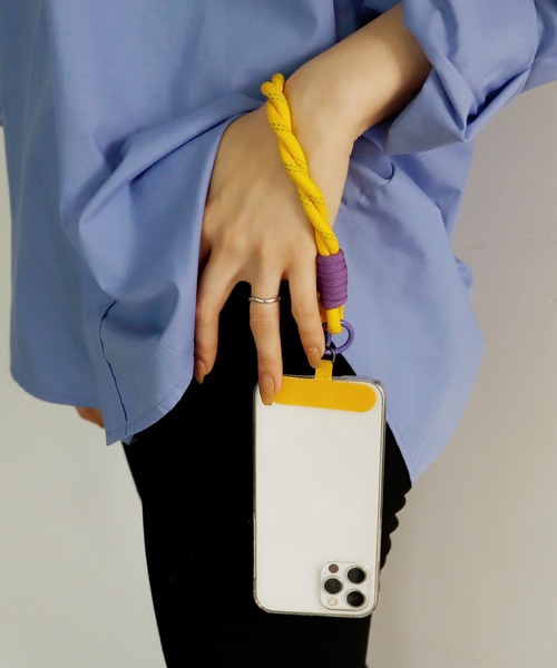 VitaFelice（ヴィータフェリーチェ）の「パラコード ストラップ スマホアクセ バッグチャーム（チャーム・レディース・ブラック/ブルー/ピンク/パープル/イエロー/オレンジ・FREE）」の17枚目の写真