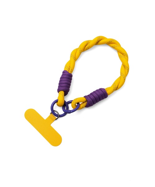 VitaFelice（ヴィータフェリーチェ）の「パラコード ストラップ スマホアクセ バッグチャーム（チャーム・レディース・ブラック/ブルー/ピンク/パープル/イエロー/オレンジ・FREE）」の9枚目の写真