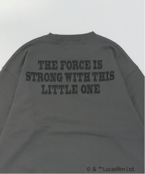 GLAZOS（グラソス）の「【GLSW.】 STAR WARS  マンダロリアン／裏毛アソートプリントトレーナー（スウェット・キッズ・ブラック/グレー/ライトグレー/チャコール/ダークグレー・M/L/LL）」の9枚目の写真