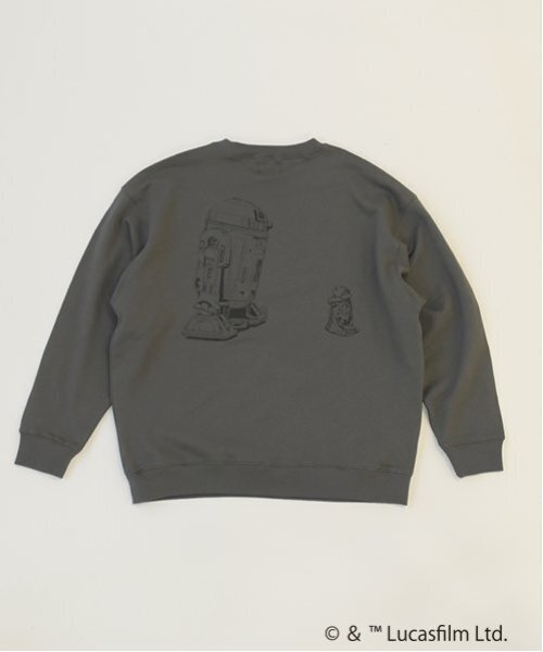 GLAZOS（グラソス）の「【GLSW.】 STAR WARS  マンダロリアン／裏毛アソートプリントトレーナー（スウェット・キッズ・ブラック/グレー/ライトグレー/チャコール/ダークグレー・M/L/LL）」の10枚目の写真