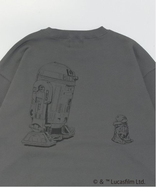 GLAZOS（グラソス）の「【GLSW.】 STAR WARS  マンダロリアン／裏毛アソートプリントトレーナー（スウェット・キッズ・ブラック/グレー/ライトグレー/チャコール/ダークグレー・M/L/LL）」の12枚目の写真