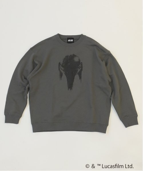 GLAZOS（グラソス）の「【GLSW.】 STAR WARS  マンダロリアン／裏毛アソートプリントトレーナー（スウェット・キッズ・ブラック/グレー/ライトグレー/チャコール/ダークグレー・M/L/LL）」の14枚目の写真