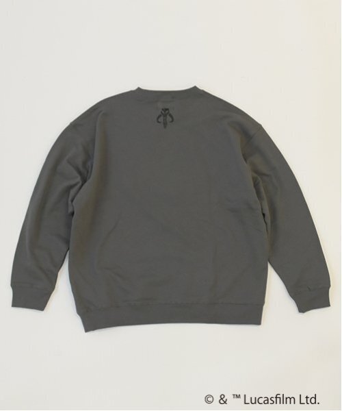 GLAZOS（グラソス）の「【GLSW.】 STAR WARS  マンダロリアン／裏毛アソートプリントトレーナー（スウェット・キッズ・ブラック/グレー/ライトグレー/チャコール/ダークグレー・M/L/LL）」の15枚目の写真