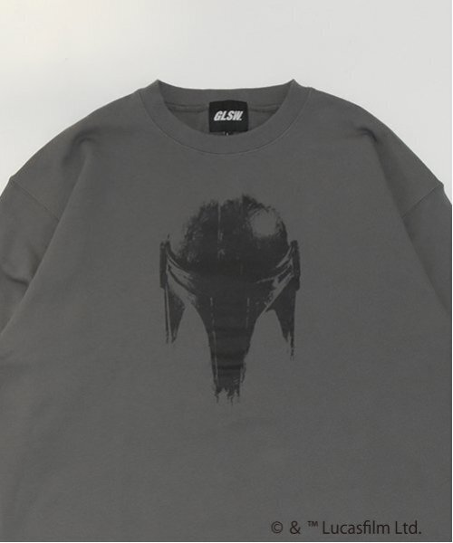 GLAZOS（グラソス）の「【GLSW.】 STAR WARS  マンダロリアン／裏毛アソートプリントトレーナー（スウェット・キッズ・ブラック/グレー/ライトグレー/チャコール/ダークグレー・M/L/LL）」の16枚目の写真