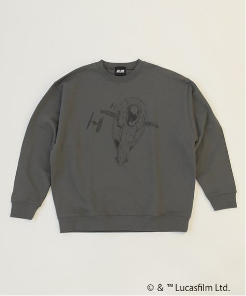 GLAZOS（グラソス）の「【GLSW.】 STAR WARS  マンダロリアン／裏毛アソートプリントトレーナー（スウェット・キッズ・ブラック/グレー/ライトグレー/チャコール/ダークグレー・M/L/LL）」の22枚目の写真