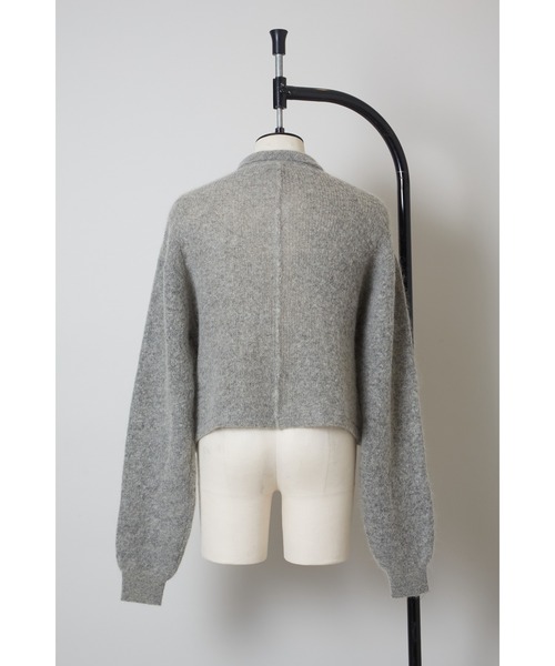 SHINYAKOZUKA（シンヤコヅカ）の「SLIGHT POLO（ニット/セーター・メンズ・ライトグレー/ブラック・MEDIUM/LARGE/SMALL）」の5枚目の写真