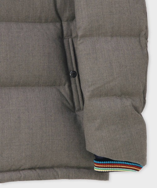 Paul Smith（ポールスミス）の「ウールフランネル ダウンジャケット / 253131 649Z（ダウンジャケット/コート・メンズ・ブラウン/ダークブルー・LARGE/X-LARGE/SMALL/MEDIUM）」の11枚目の写真