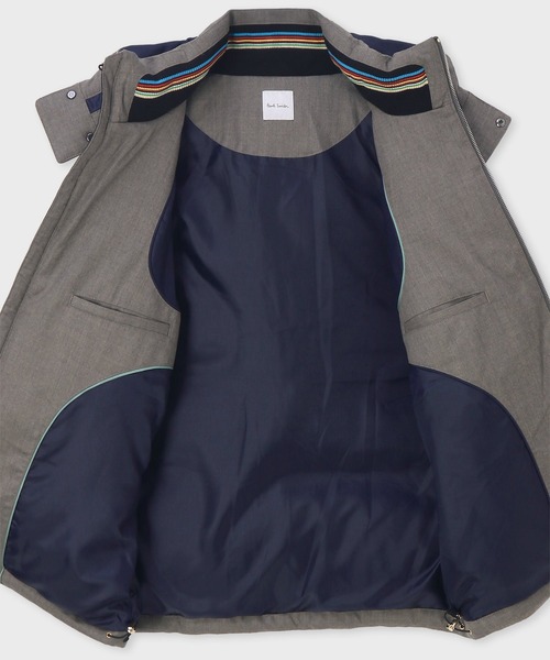Paul Smith（ポールスミス）の「ウールフランネル ダウンジャケット / 253131 649Z（ダウンジャケット/コート・メンズ・ブラウン/ダークブルー・LARGE/X-LARGE/SMALL/MEDIUM）」の14枚目の写真