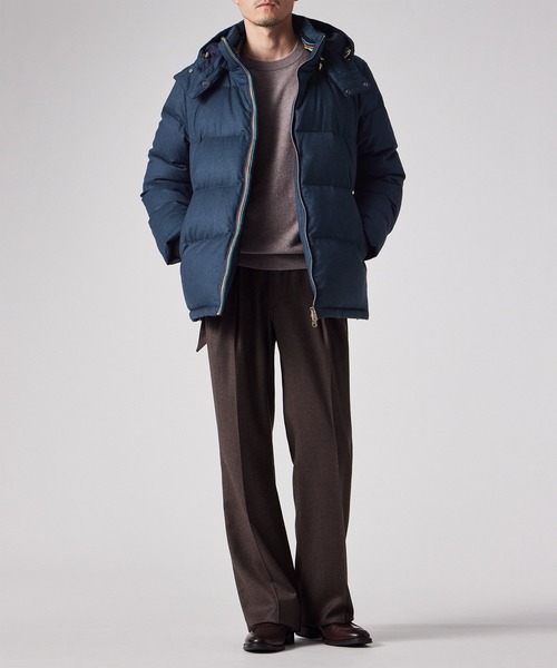 ウールフランネル ダウンジャケット / 253131 649Z（ダウンジャケット