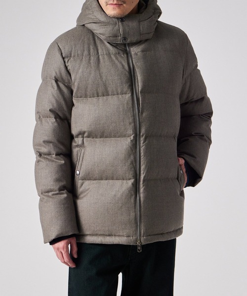 ウールフランネル ダウンジャケット / 253131 649Z（ダウンジャケット