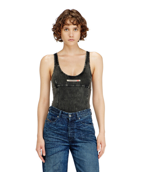 DIESEL（ディーゼル）の「ウィメンズ ボディスーツ PHOEBE-DNM（その他アンダーウェア/インナー・レディース・ダークグレー・SMALL/MEDIUM/X-SMALL）」の6枚目の写真