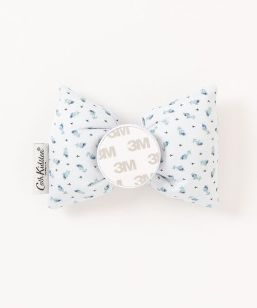 Cath Kidston（キャスキッドソン）の「パフィーリボンフォングリップ Rose Miniature（スマホグッズ・レディース・サックスブルー・FREE）」の4枚目の写真