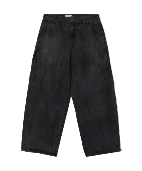 CRITIC（クリティック）の「DIRTY WASHED DENIM PANTS BLACK DENIM（デニムパンツ・レディース・その他・MEDIUM/LARGE/X-LARGE）」の2枚目の写真